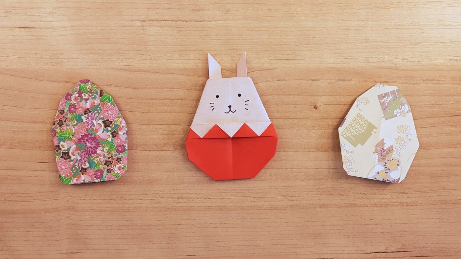 Оригами из бумаги для паски подарок маме