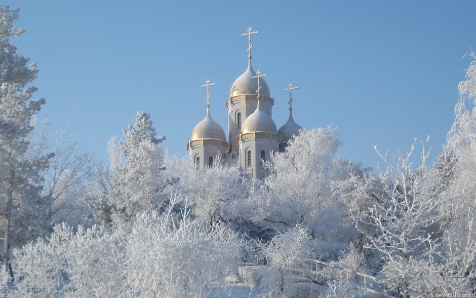 Сясьстрой зима Церковь