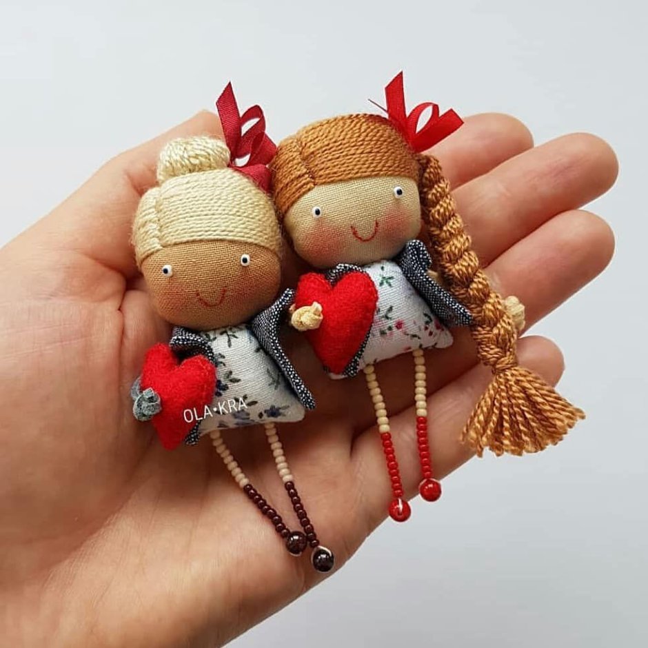 Текстильные куклы Гномы