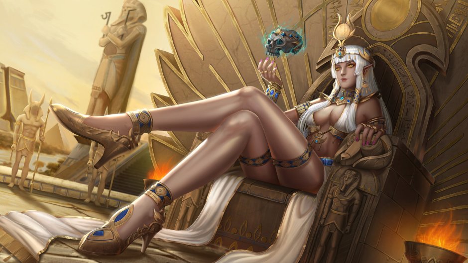 Царица Египта Клеопатра фэнтези