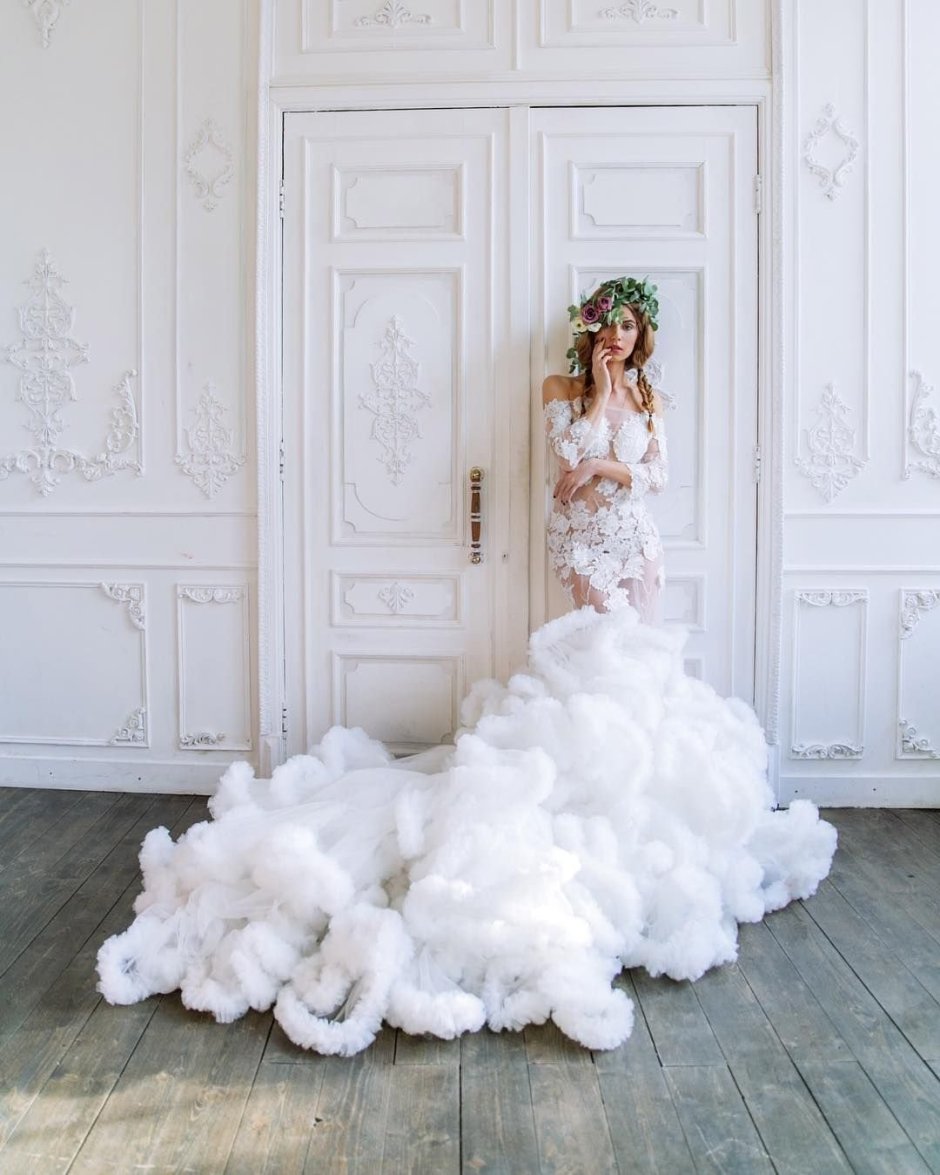 Свадебное платье облако
