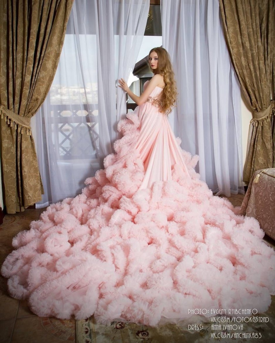 Свадебное платье облако