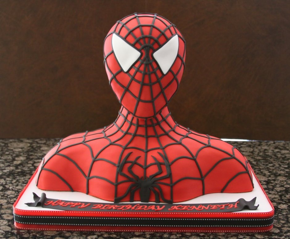Торт человек паук