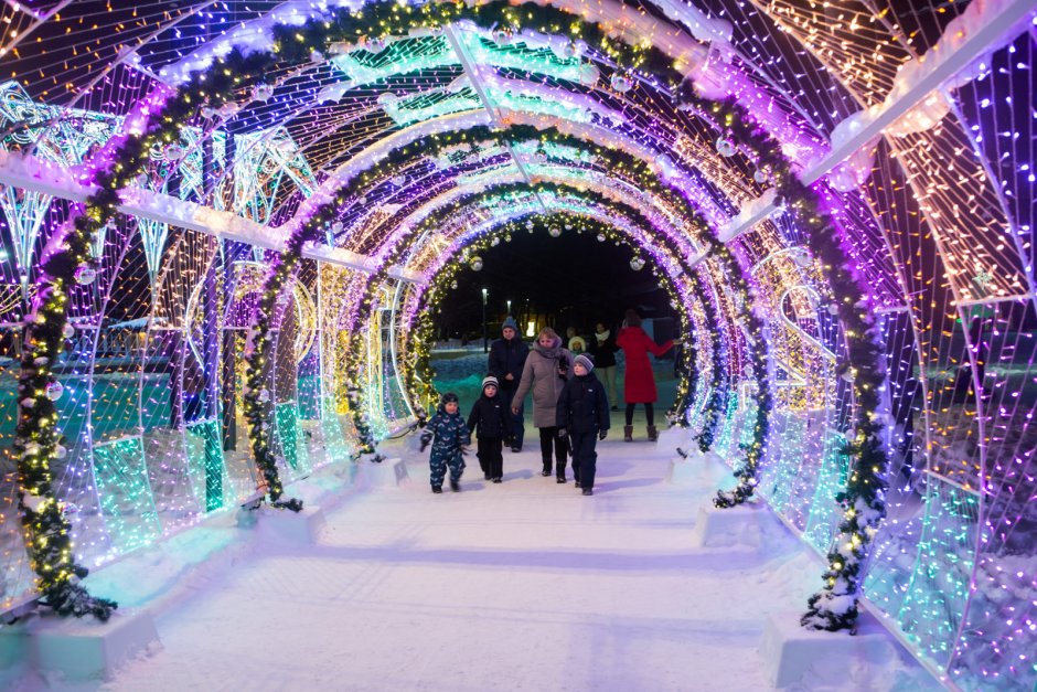 Москва Рождество парк Измайлово