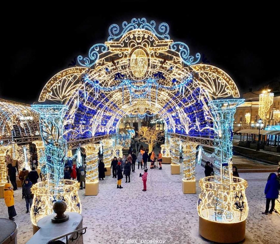 Фестиваль «путешествие в Рождество» (Москва) каток