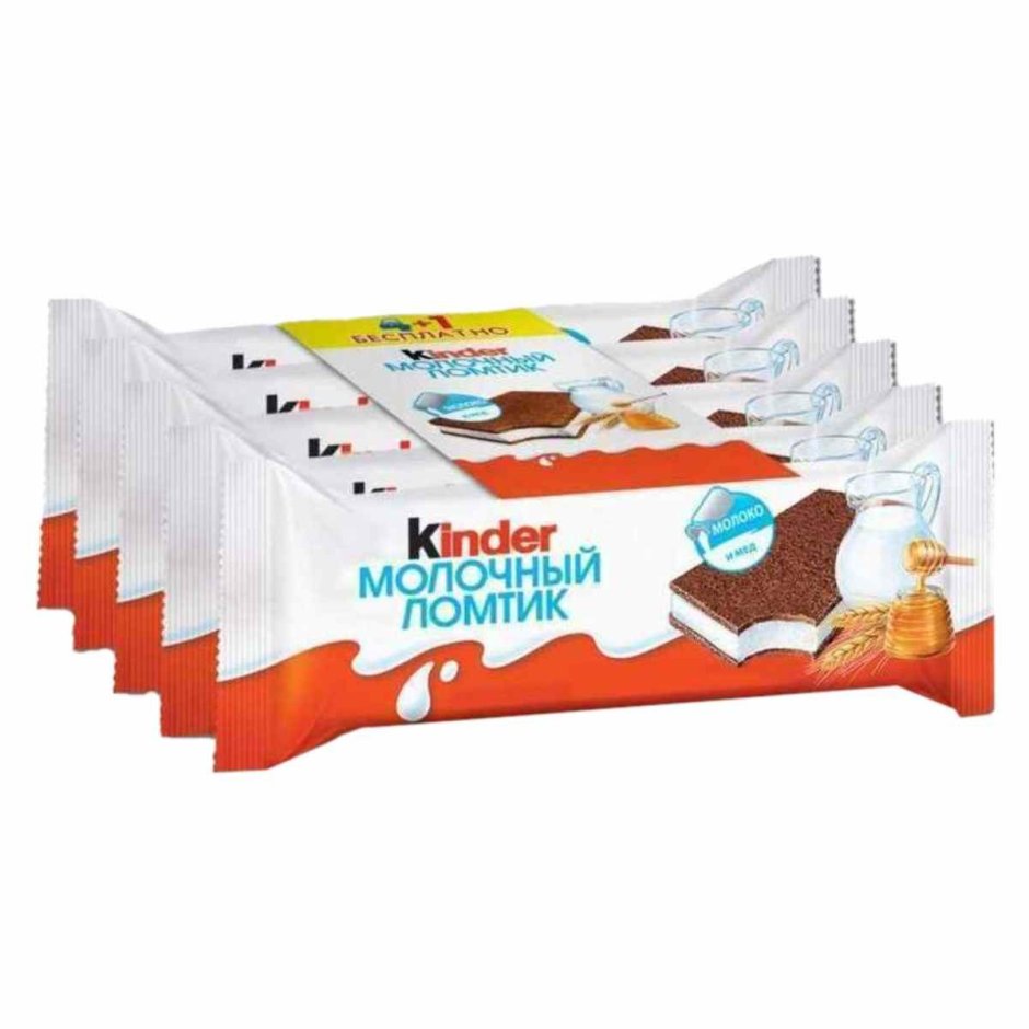 Пирожное бисквитное kinder (Киндер) 28г молочный ломтик