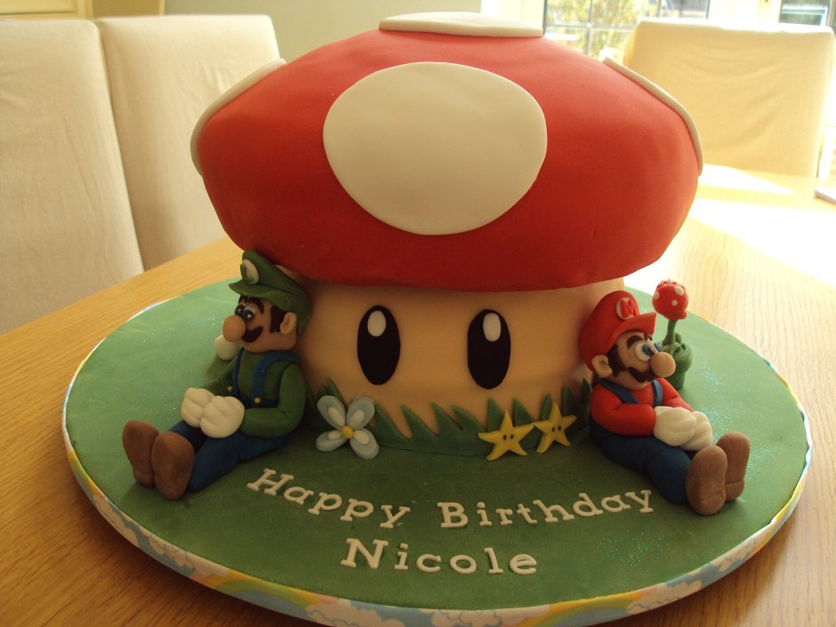 Торт из super Mario 64