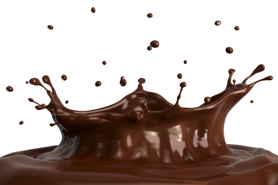 Стекающий шоколад
