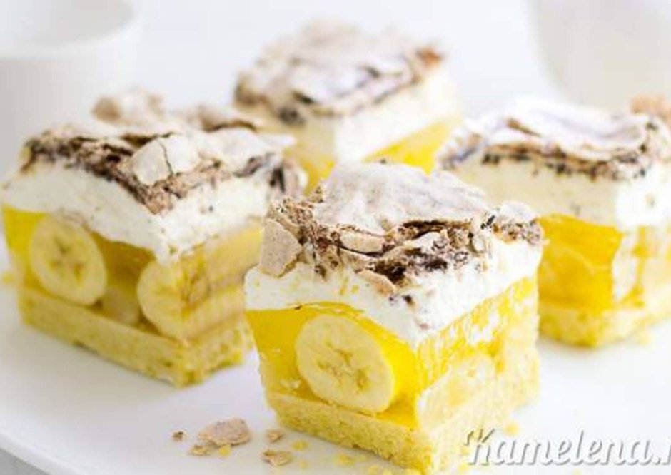 Десерт банановое чудо