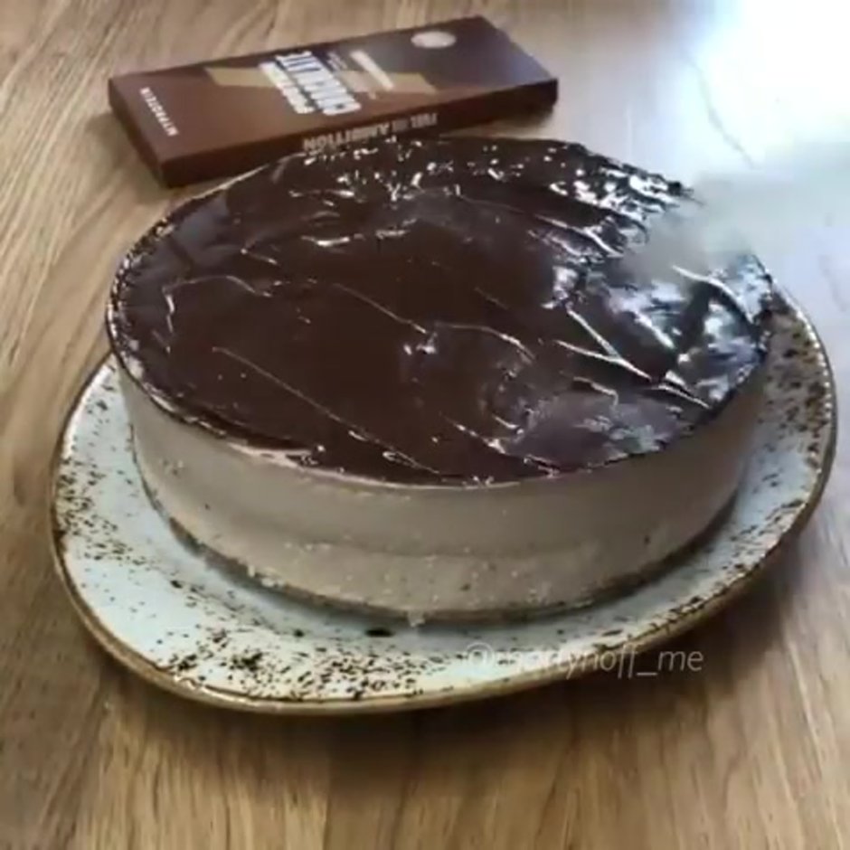 Бананово-шоколадный торт суфле