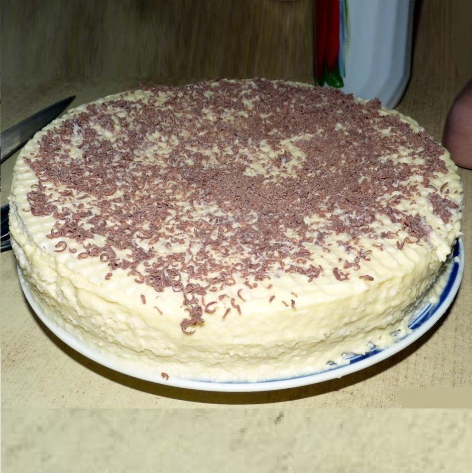 Тортик из коржей со сгущенкой