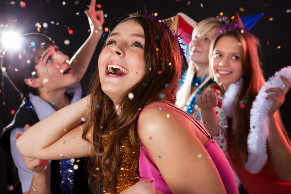 Новогодняя вечеринка подростки