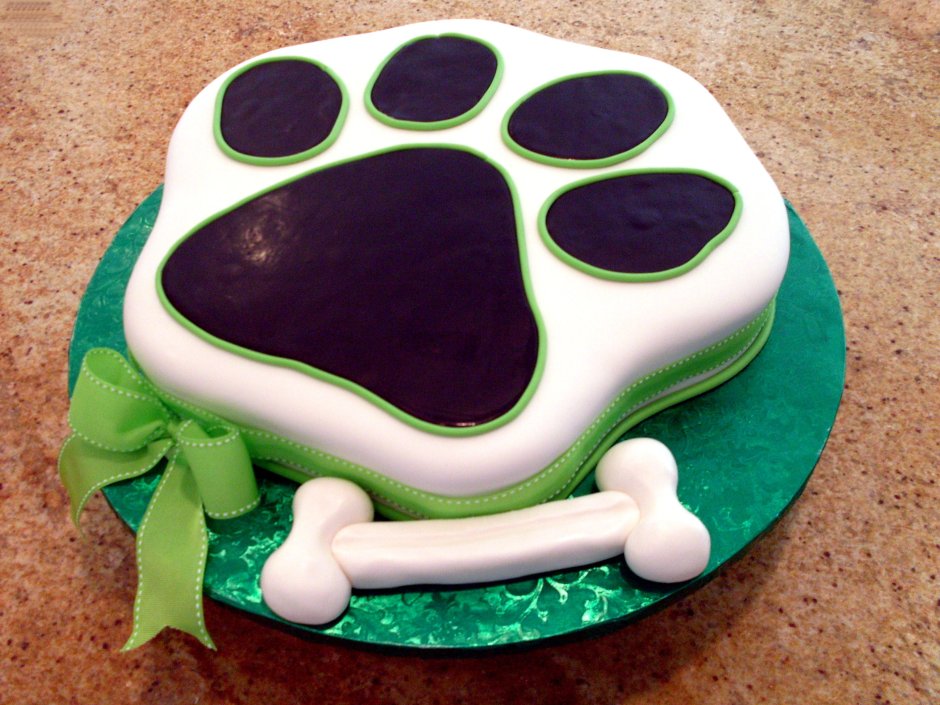 Тортик для собаки на день рождения