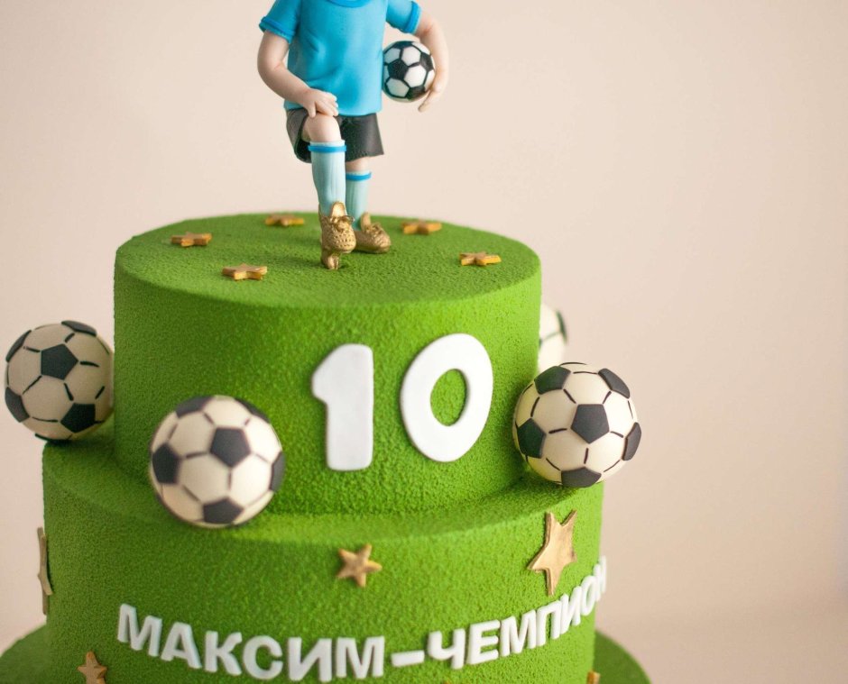 Торт с футбольной тематикой Зенит