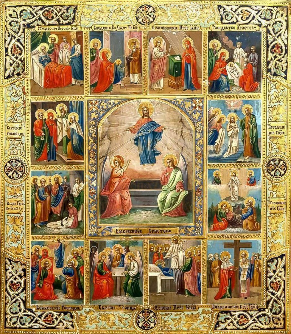 Двунадесятые праздники православной церкви иконы