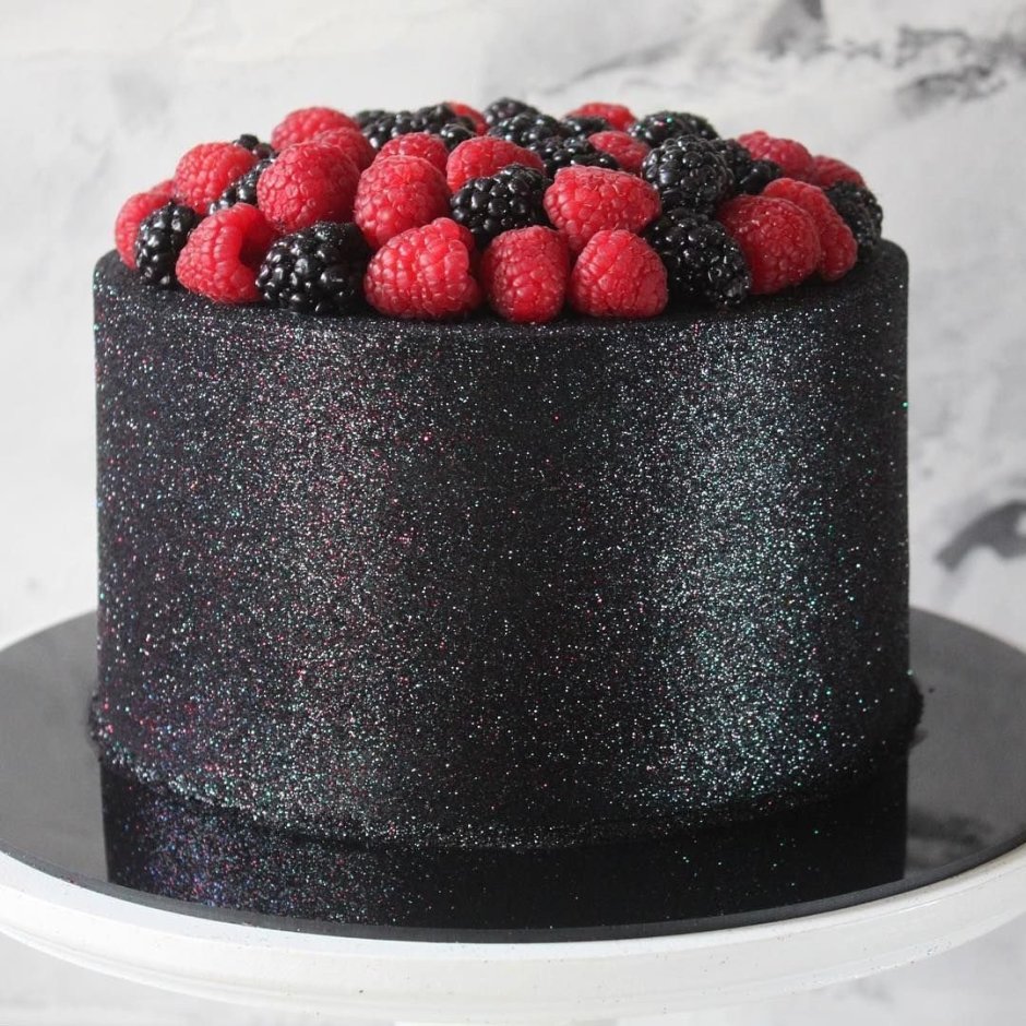 Красно черный торт