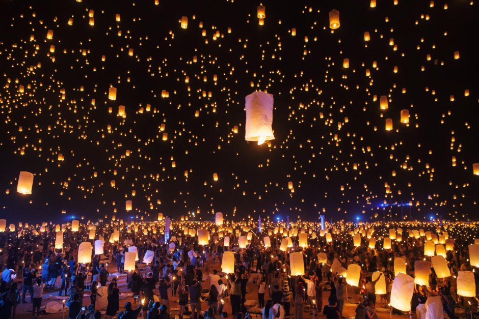 Фестиваль морских фонарей Япония