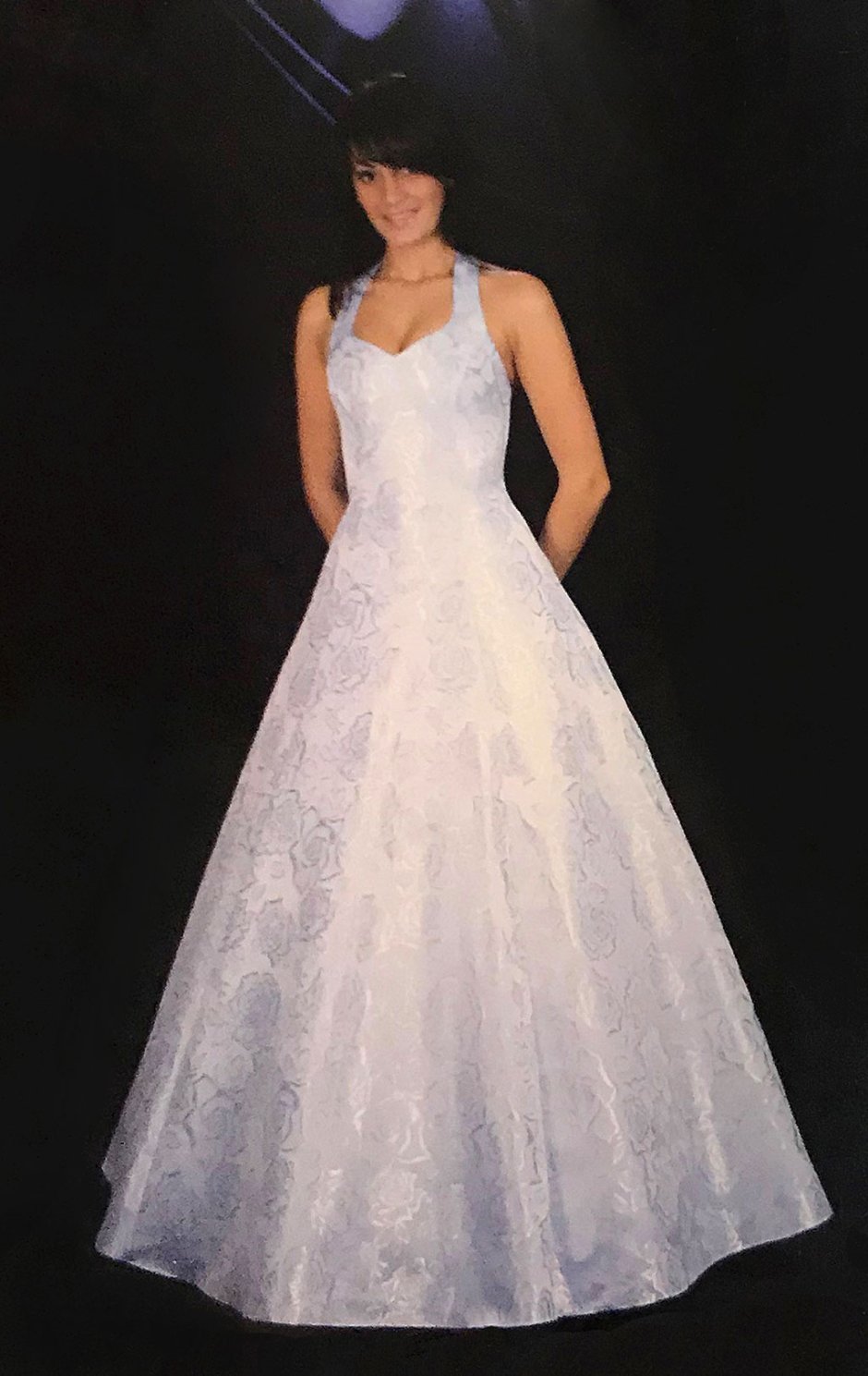 Свадебное платье из парчи