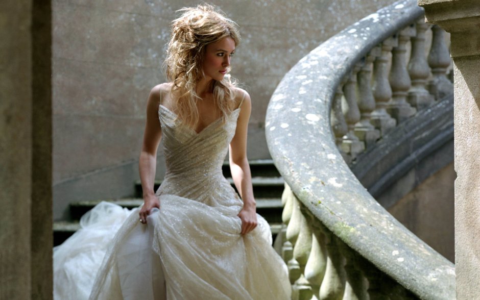 Кира Найтли в свадебном платье невесты
