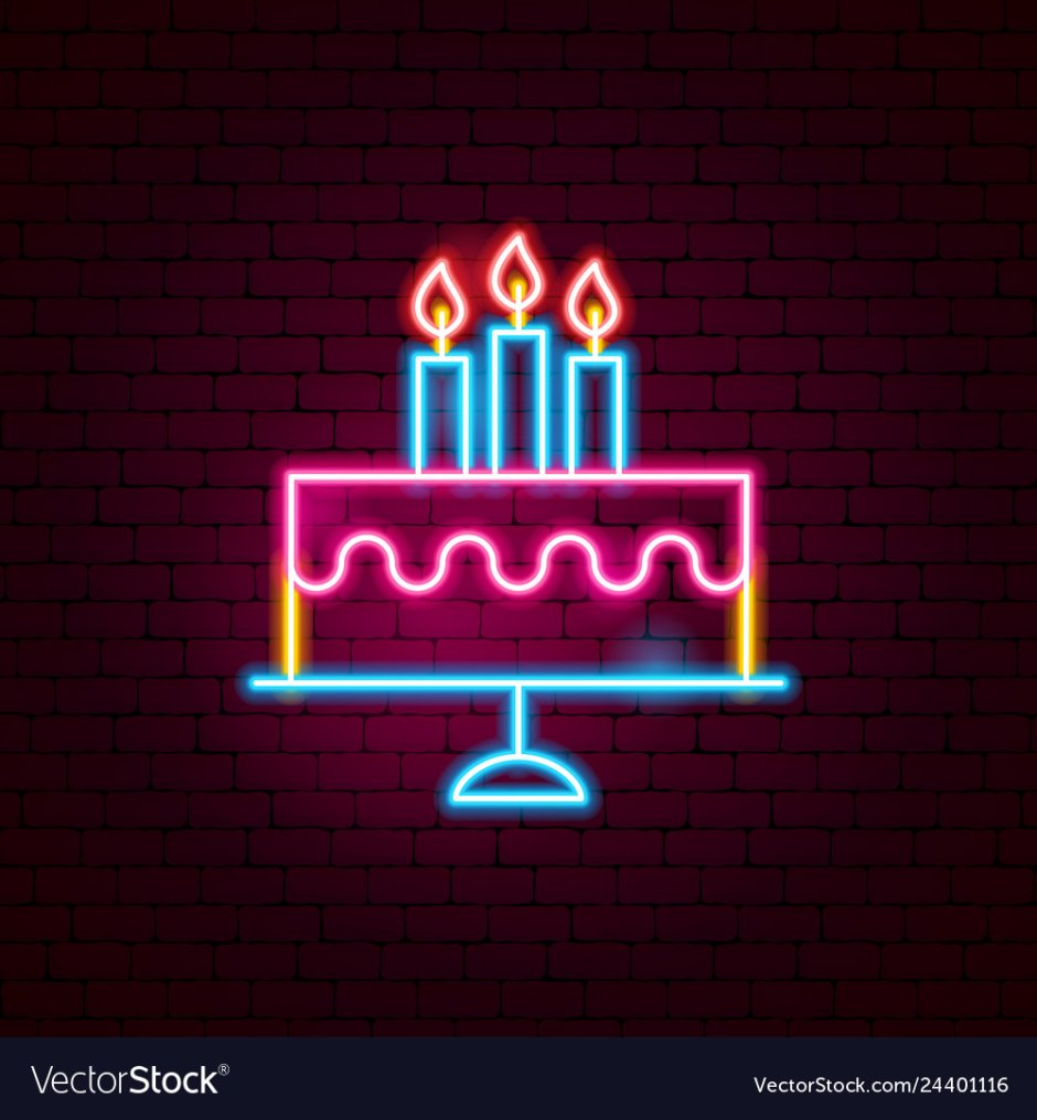Свечи в торт "с днём рождения" 10 шт, средние, металлик