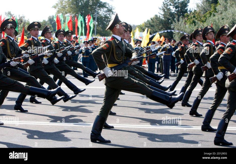 Терские казаки на параде Победы в Москве 2022