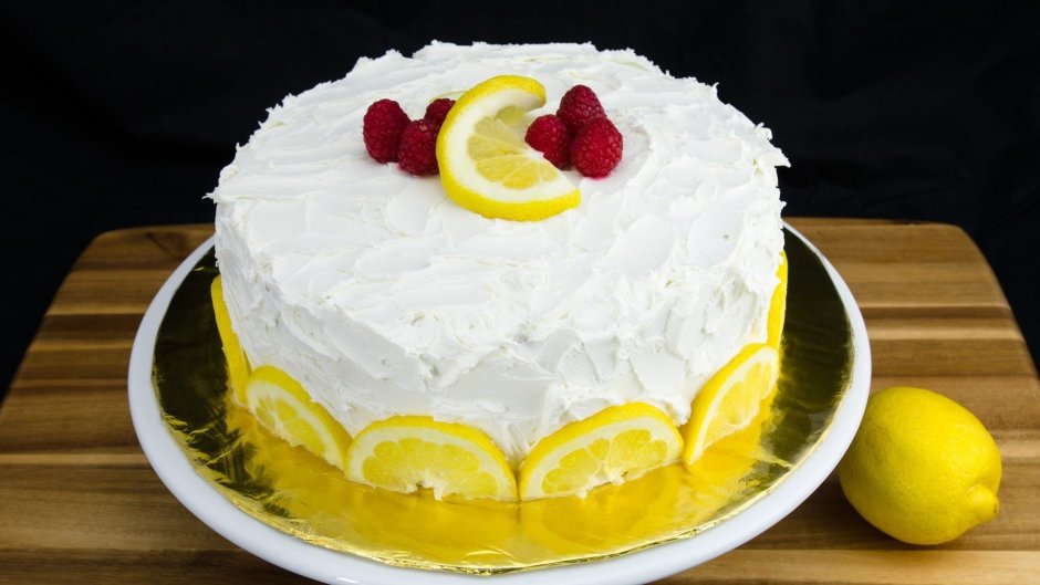 Прозрачный лимонный пирог