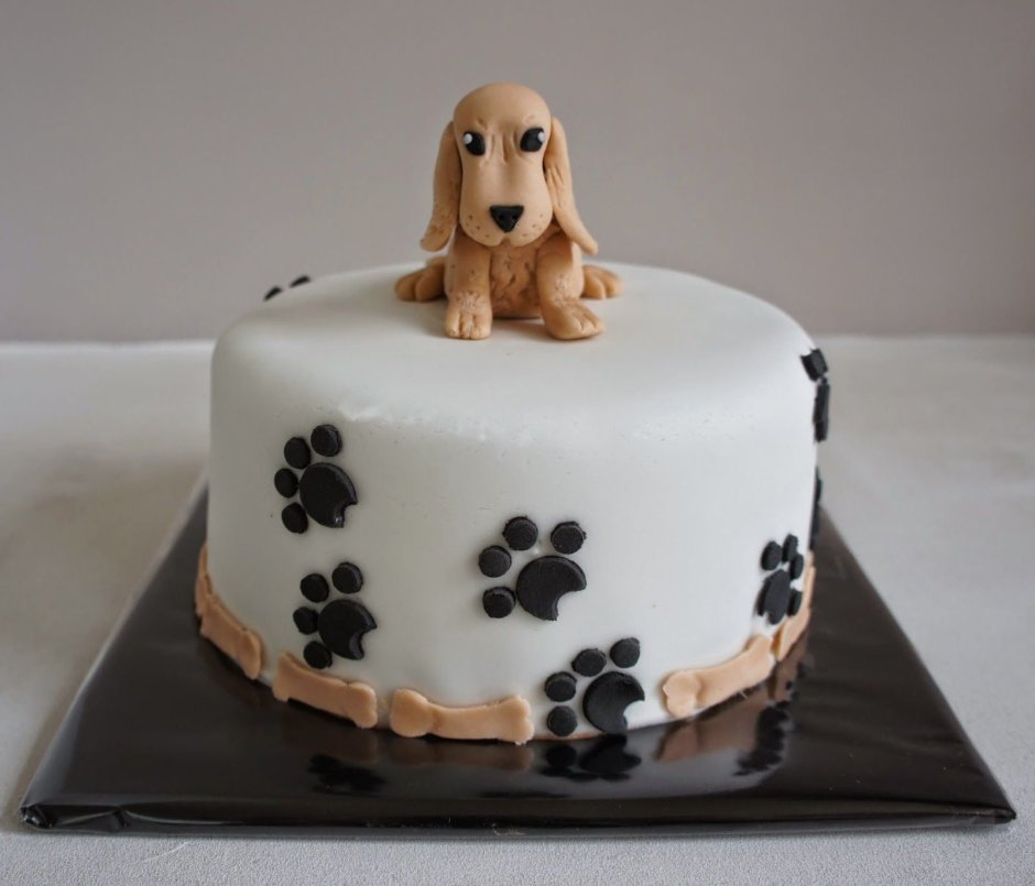 Тортик с собачкой