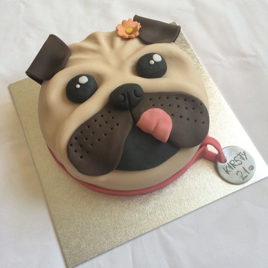 Cute Puppy in a frame for Cakes