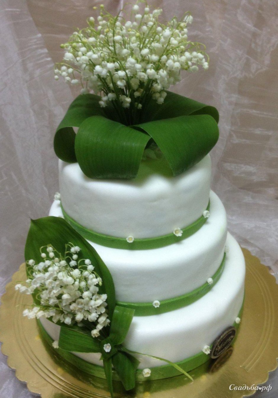Торт на каменную свадьбу