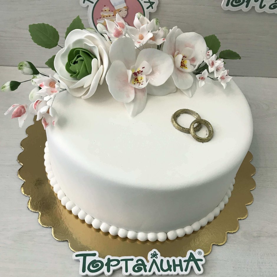 Украшение торта на 15 лет свадьбы