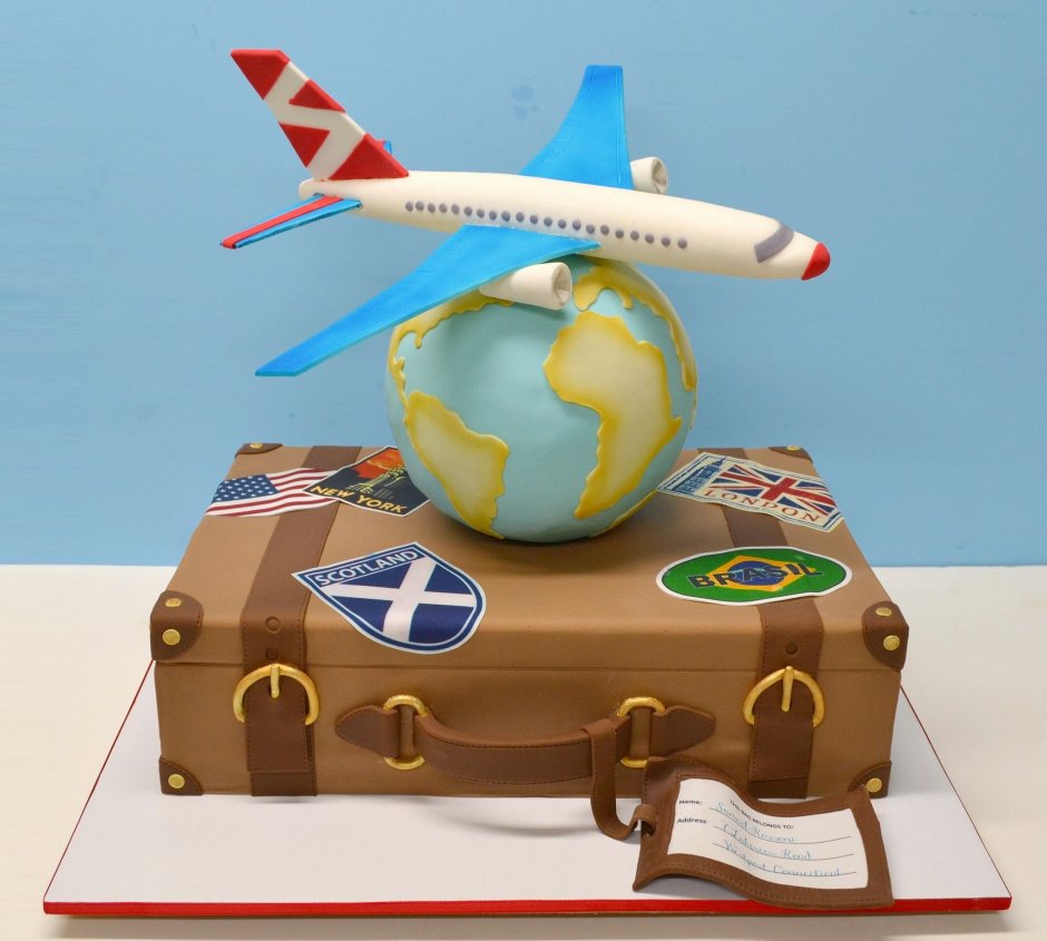 Торт с самолетиком