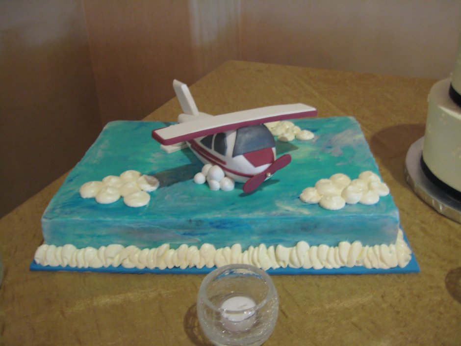 Торт море и самолет