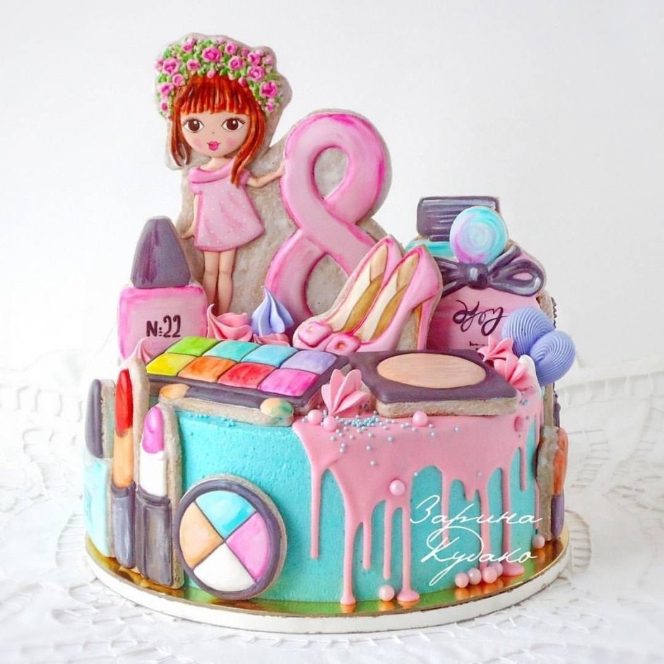 Торт для девочки 8 лет