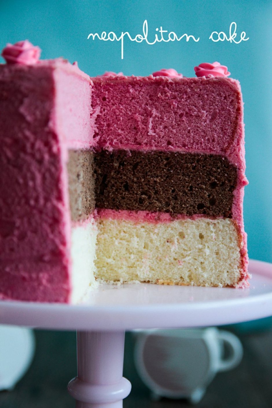 Цветной бисквит для торта