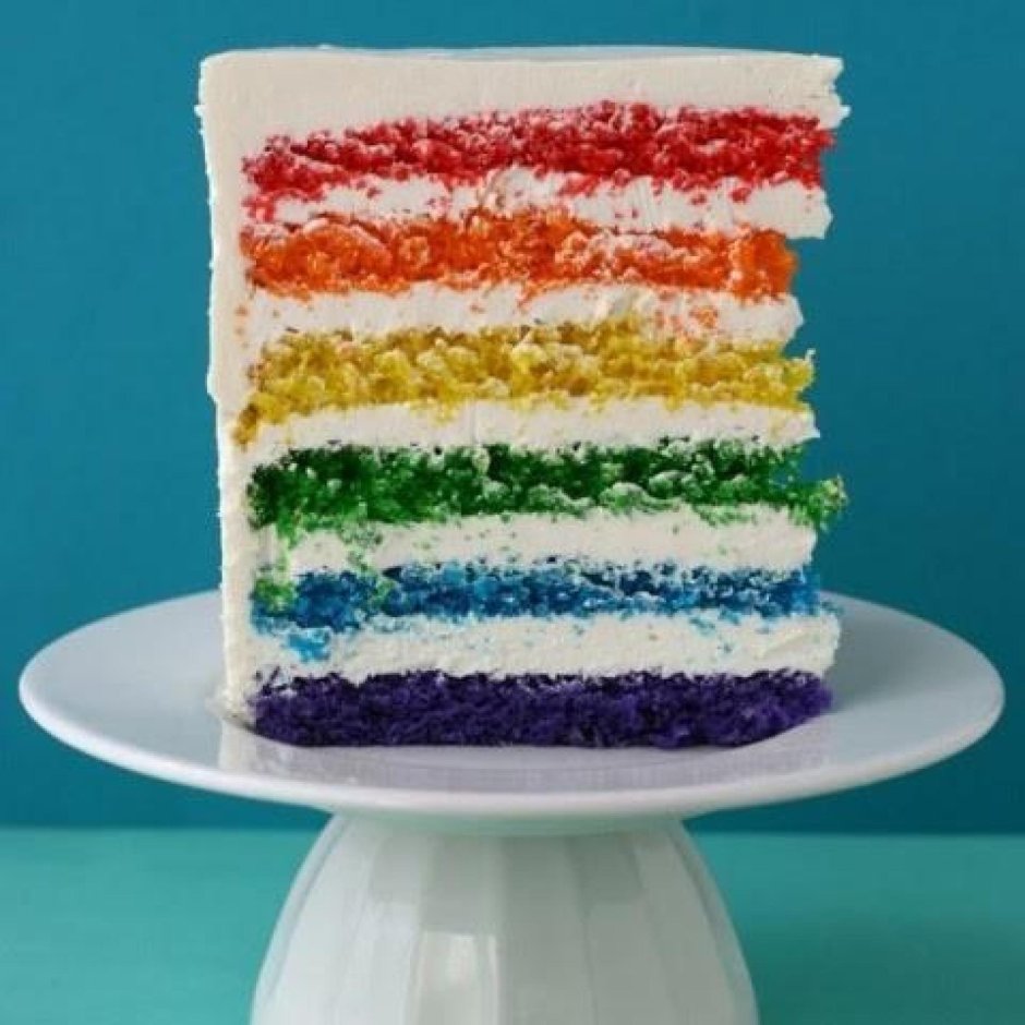 Разноцветный торт для мальчика