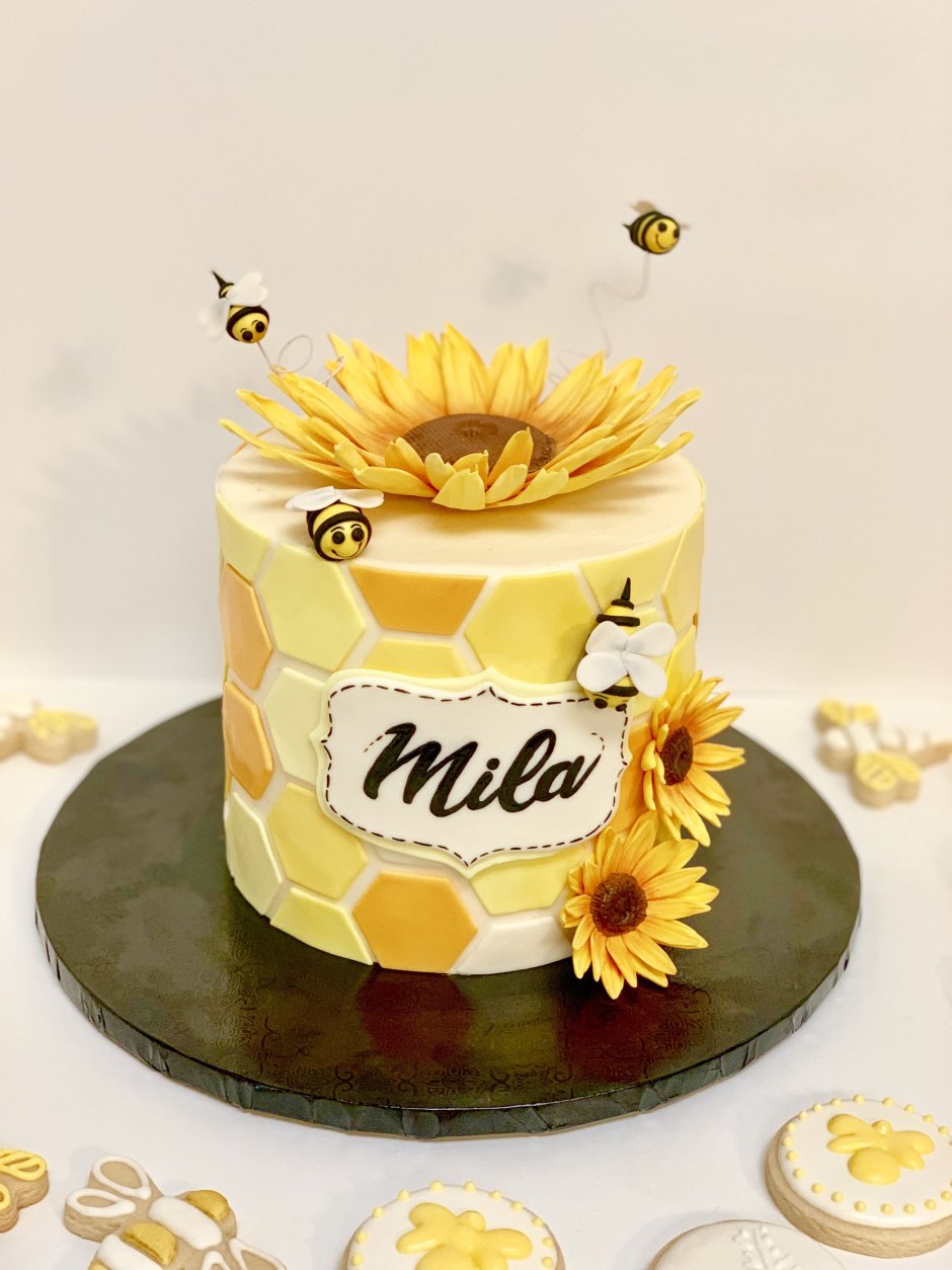 Торт с пчелами