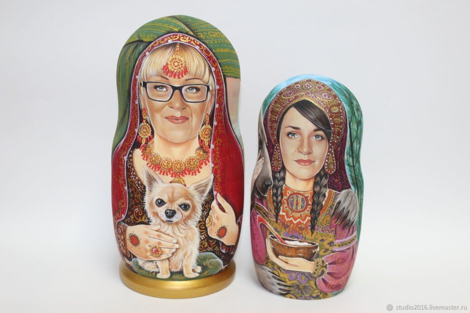 Русские балаганные куклы