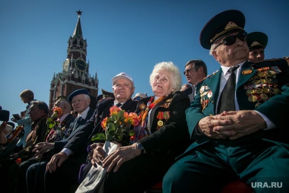 День Победы парад на красной площади ветераны