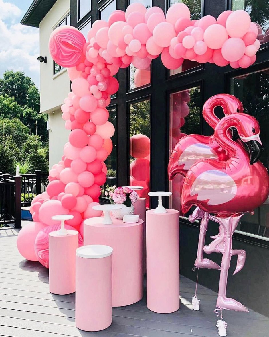 Вечеринка розовый Фламинго