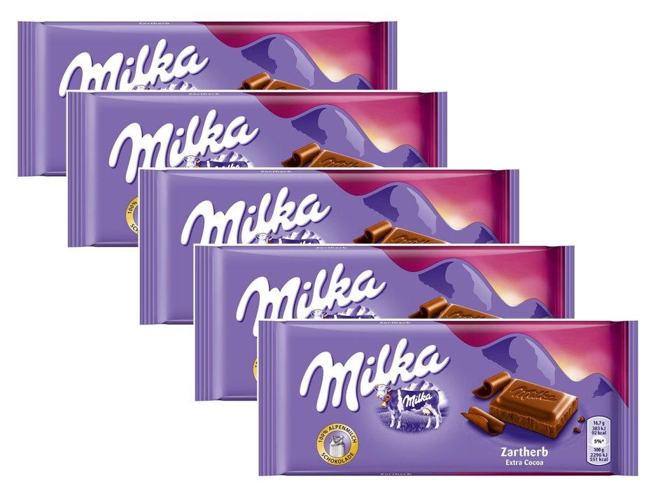 Реклама шоколада Милка