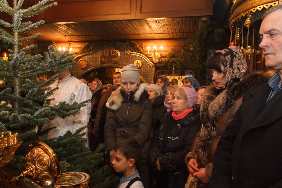 Рождественская служба в Казанском соборе СПБ