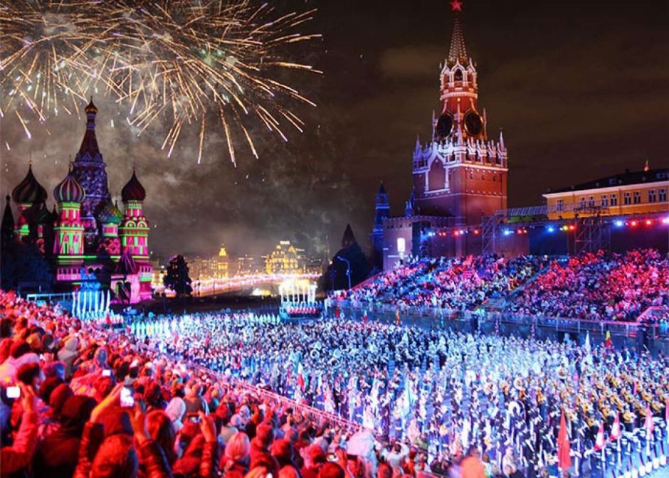 Красная площадь Москва Спасская башня