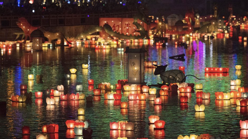 Фестиваль морских фонарей Япония