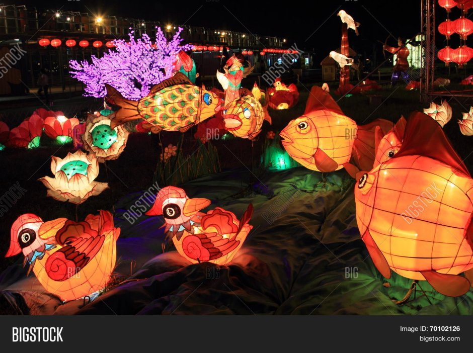 Лего китайский новый год праздник фонарей