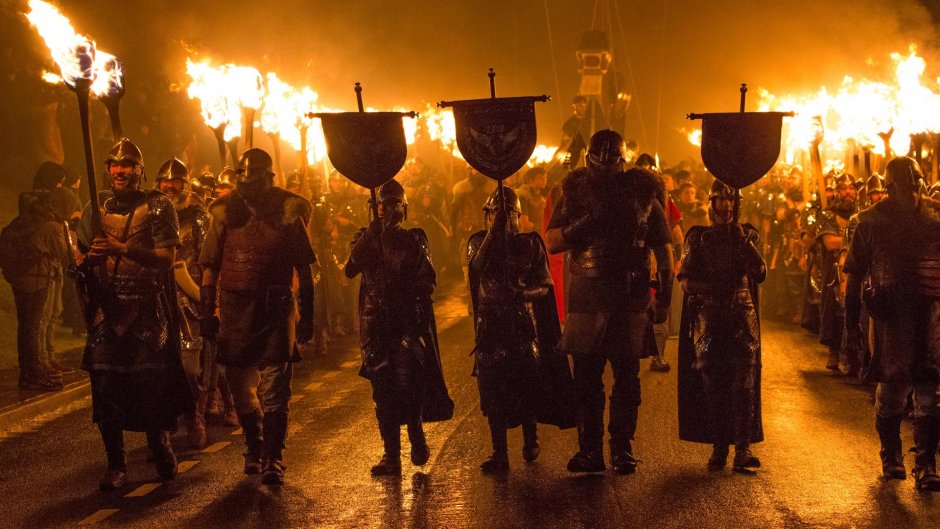 Факельное шествие в Шотландии