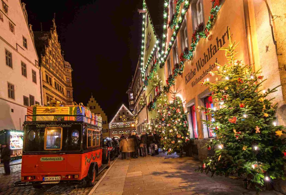 Ротенбург-об-дер-Таубер Германия Рождество