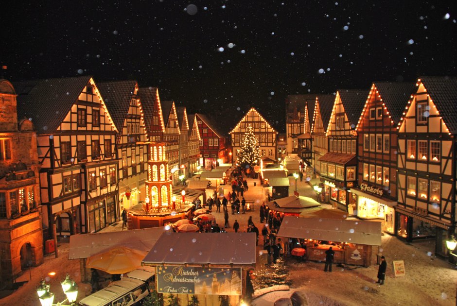 Ротенбург-на-Таубере, Германия зима
