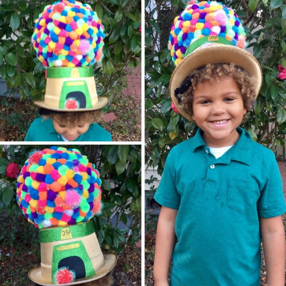 Украсить шляпку в садик