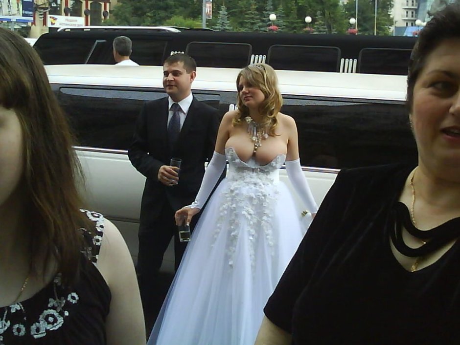 Смешные Свадебные платья