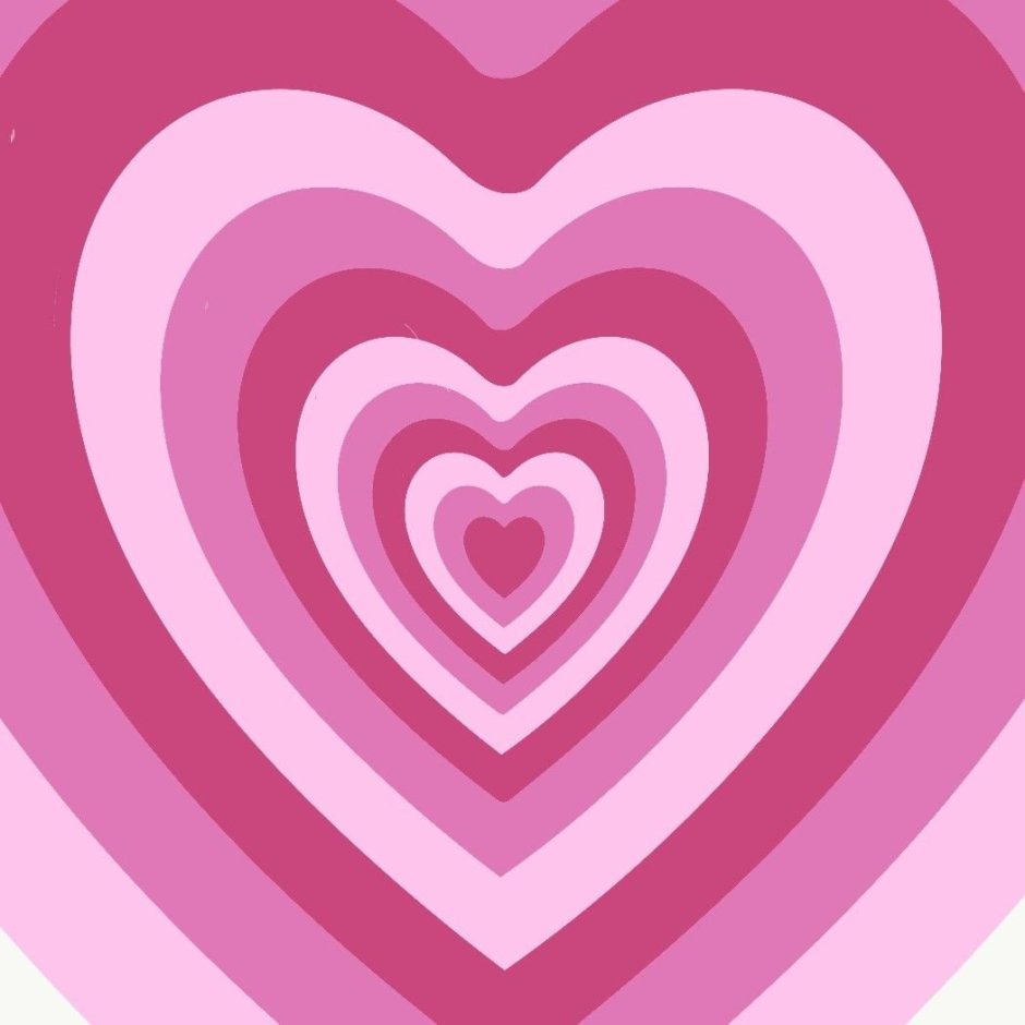 Розовое сердце Эстетика